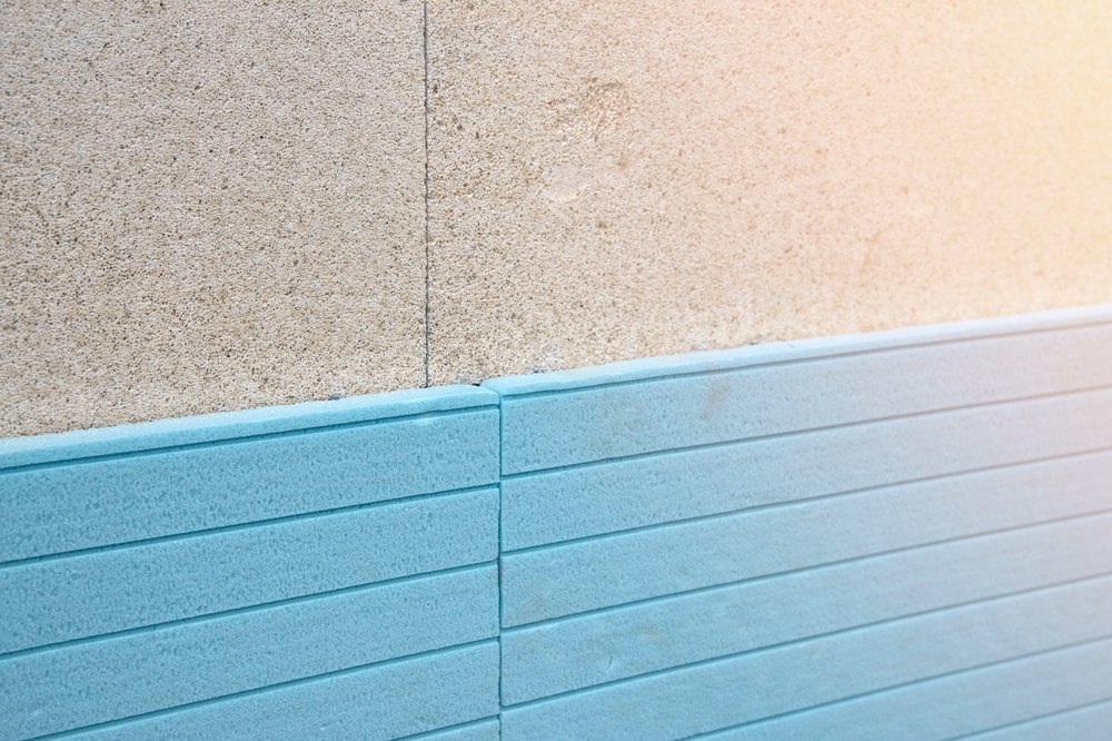 The,Installation,Of,Insulation,Extruded,Polystyrene,Panels